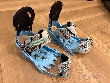 Attacco snowboard burton stletto donna taglia M
