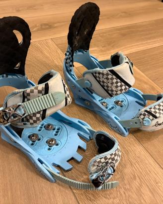Attacco snowboard burton stliletto donna taglia M