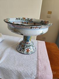 Fruttiera centrotavola ceramica Faenza