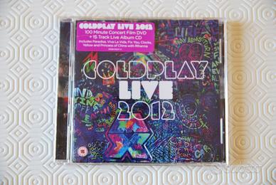 COLDPLAY LIVE 2012 CD+DVD aperto usato pochissimo