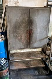Armadio Officina Vintage / Mobile ferro e legno