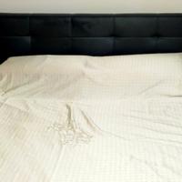 letto matrimoniale ecopelle con doghe