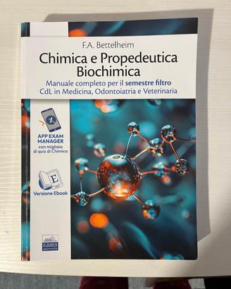Libro Chimica Edises semestre filtro medicina