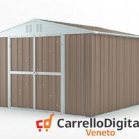 Box struttura lamiera Acciaio 327x307 tortora