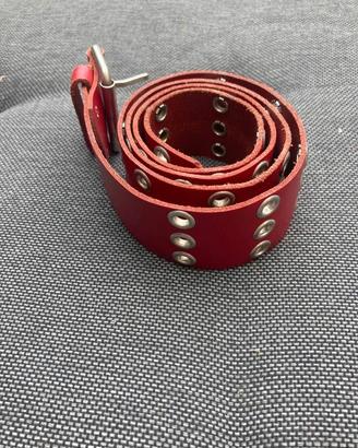 Cintura cuoio borchiata H&M
