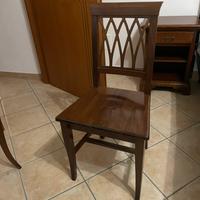 Sedia in legno arte povera