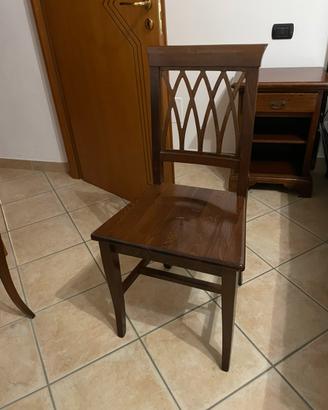 Sedia in legno arte povera