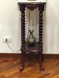 Tavolino Antico Intarsiato