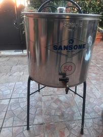 Contenitore 30 lt.acciaio inox con rubinetto