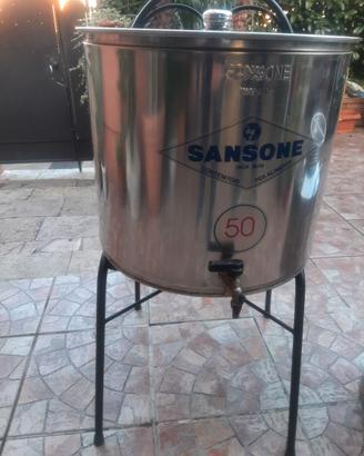 Contenitore 30 lt.acciaio inox con rubinetto