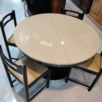 tavolo allungabile + sedie + vetrina