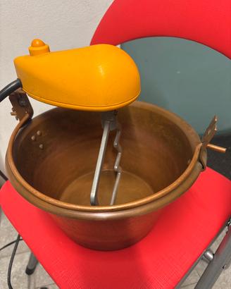 Paiolo in rame con motore