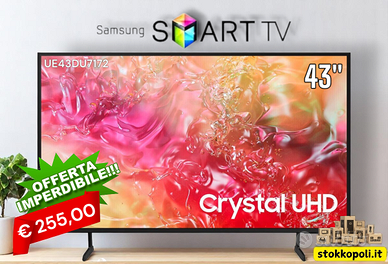 SMART TV SAMSUNG 43" - CRYSTAL UHD 4K - UE43DU7172