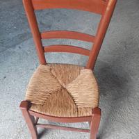 sedie impagliate da "trattoria"