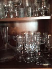 servizio bicchieri in cristallo
