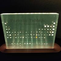 Tavola periodica degli elementi con LED