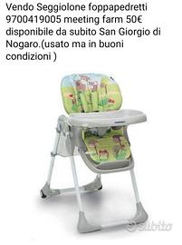 Seggiolone  pappa