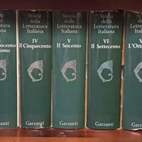 STORIA DELLA LETTERATURA ITALIANA GARZANTI