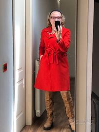 Cappotto zara Prive tg. 44 Rosso