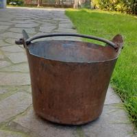 Paiolo Secchio antico in rame