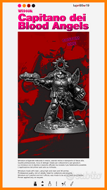 Capitano dei blood angels Warhammer40K
