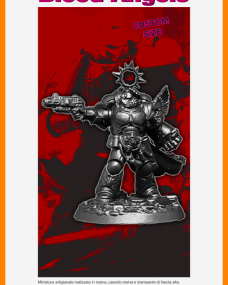 Capitano dei blood angels Warhammer40K