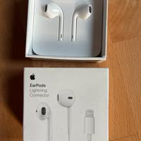Earpods con connessione Lightning nuovi mai usati