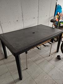 tavolo e sedie da esterno 