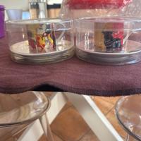 Set  2 tazzine caffè con piattino tema Spagna