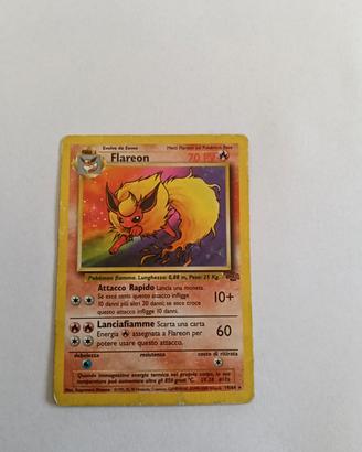 Carta Pokemon Vintage Flareon Jungle 19/64 