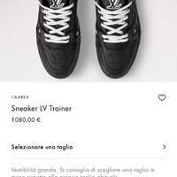 Sneaker Luis Vuitton nere