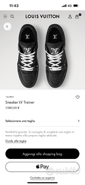 Sneaker Luis Vuitton nere