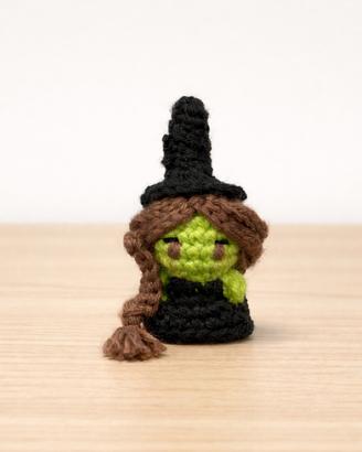 Mini amigurumi Elphaba - Wicked