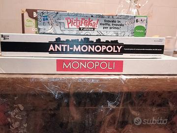 Monopoli,Antimonopoli, giochi da tavolo 