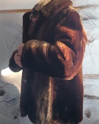 Giacca in pelliccia ecologica