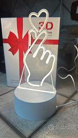 Lampada a cuore san valentino