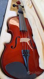 Violino 4/4 completo con arco e custodia rigida