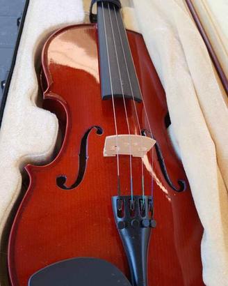 Violino 4/4 completo con arco e custodia rigida
