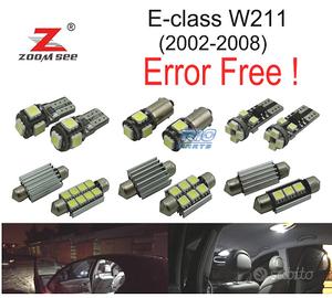 KIT 25 LAMPADE LED INTERNE MERCEDES CLASSE E W211 