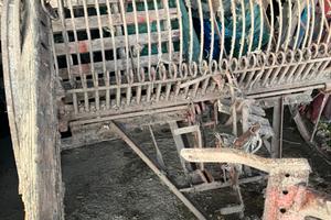 Rastrellone fieno + voltafieno antico