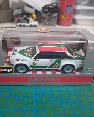 modellino 1/43 burago Fiat 131 Abarth rally alital