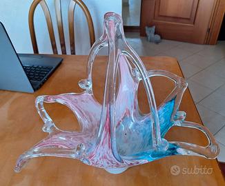 Centrotavola in vetro di Murano