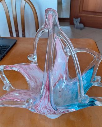 Centrotavola in vetro di Murano