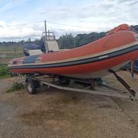 Gommone,carrello e motore 40 cv