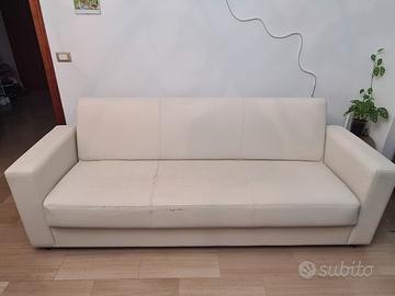Divano-Letto in Pelle 4 posti