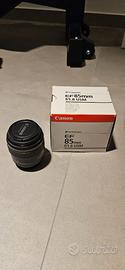 Canon obbiettivo ULTRASONIC EF 85 mm f/1.8 USM