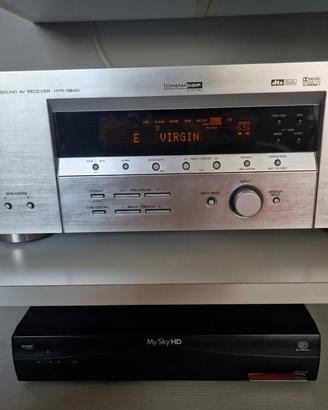 Amplificatore Yamaha 5840 con 3 altoparlanti