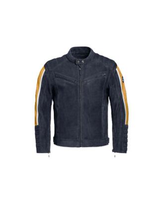 Giacca BMW Schwabing uomo blu/gialla
