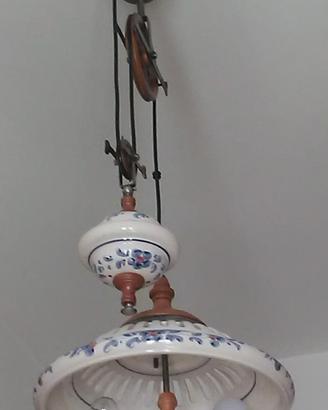Lampadario anni 70 per la cucina