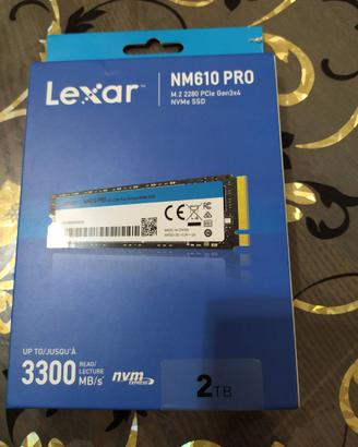 Lexar NM610PRO SSD 2TB, M.2 2280 NVMe - NUOVO